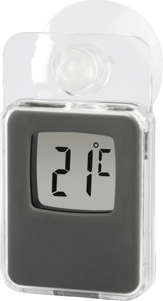 Digitalni termometer za okno Hama 186397, siv