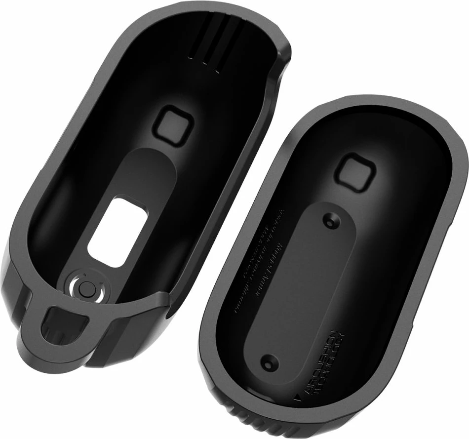 Tanka in zaščitna prevleka Spigen Rugged Armor za Samsung Galaxy Buds 3 / 3 Pro, črna