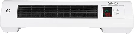 Grelna zračna zavesa za stensko montažo Adler AD 7714, max. 2200 W, 2 stopnji 1000/2000 W, keramični element, termostat 7–38 °C, tedenski časovnik, daljinski upravljalnik, bela