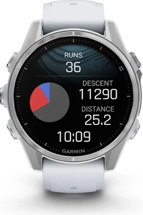 Pametna športna ura Garmin Fenix 8, 43 mm, AMOLED, 32 GB, GPS, srebrna Pametna športna ura Garmin Fenix 8, 43 mm, AMOLED, 32 GB, GPS, srebrna