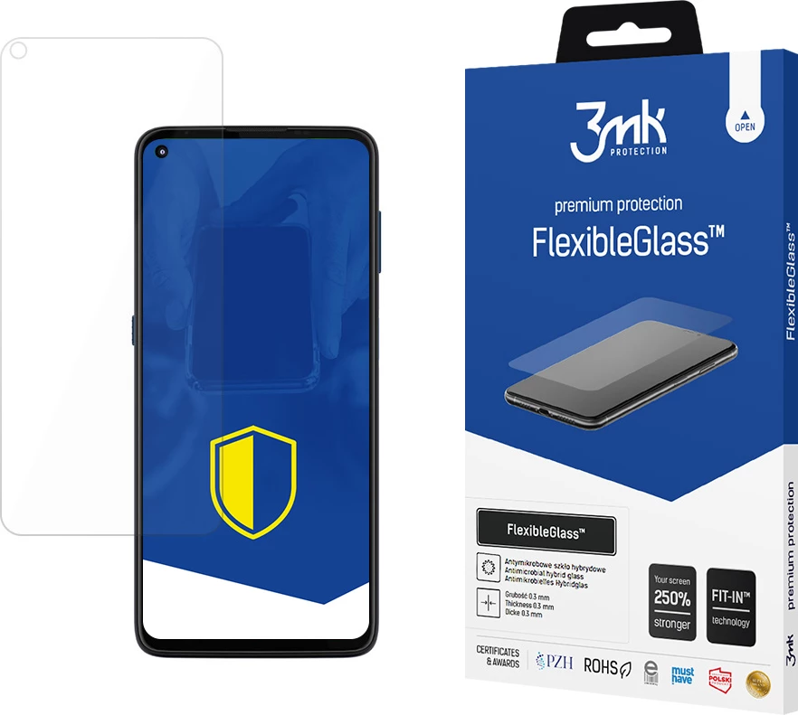Zaščitno steklo FlexibleGlass 3mk za Motorola Moto G9 Plus, prozorno