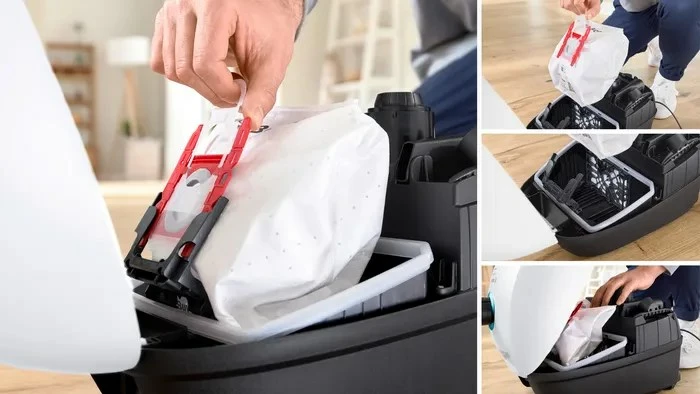 Sesalnik z vrečko, 600 W, bel Bosch Serie 4 BGB41HYG1H