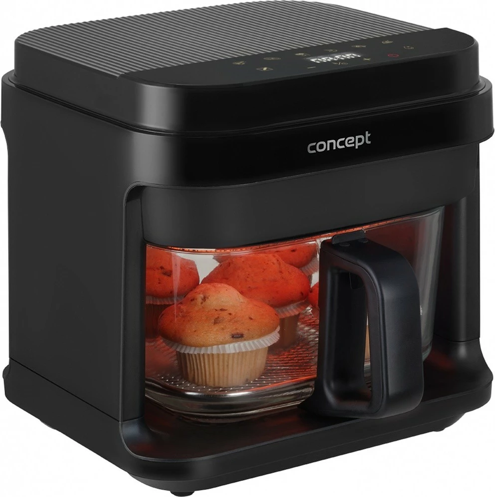 Friteza na vroč zrak Concept FR5500, 5,5 L, črna