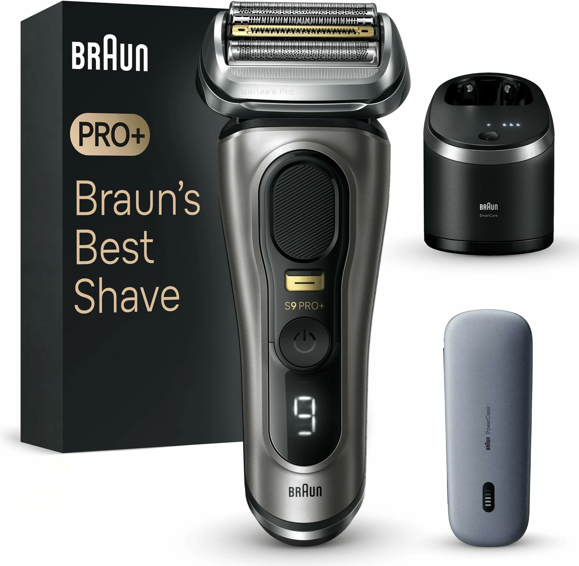 Brivnik Braun Series 9 Pro+ 9575cc, metalik, brez kabla