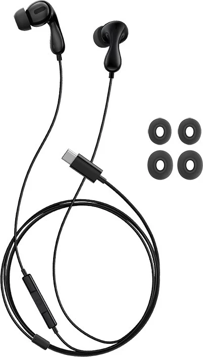 Kablirane slušalke Baseus Encok CZ20, USB Type-C, črne