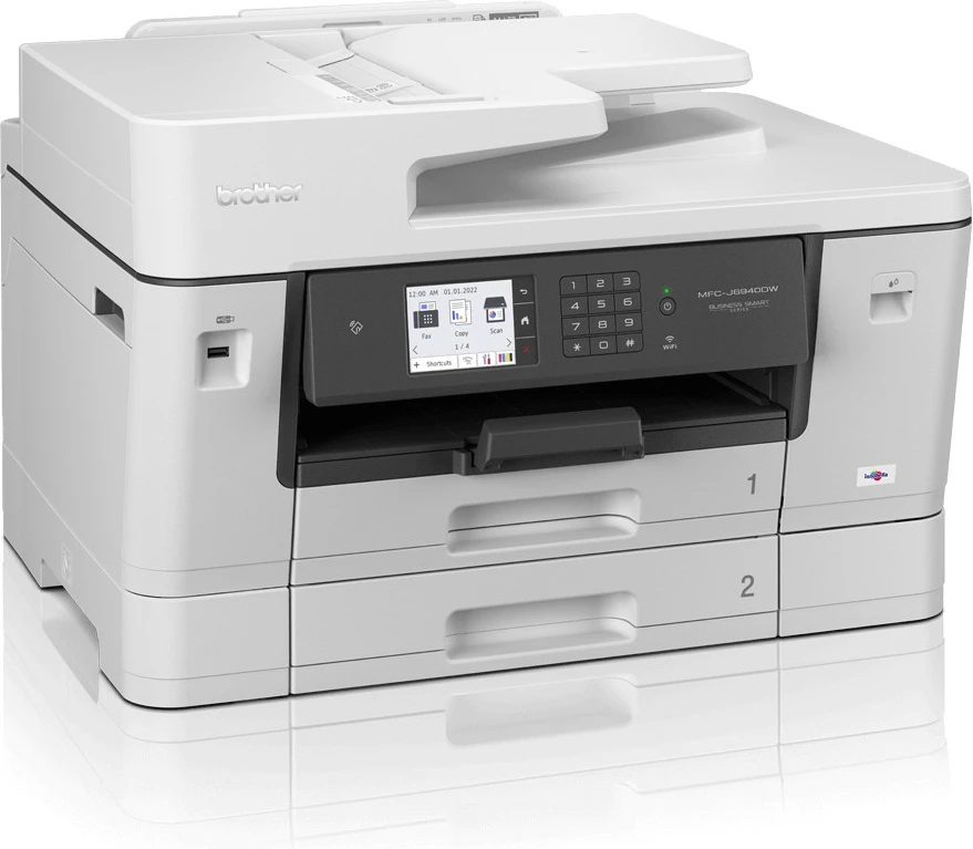 Multifunkcijski tiskalnik Brother MFC-J6940DW, inkjet, A3, Wi‑Fi, sivo/bele