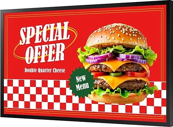 Zunanji zaslon 55" Samsung OH55DX, Full HD, Wi‑Fi, Tizen, črn